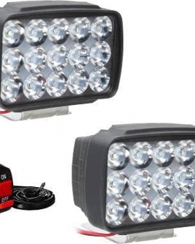 Petrox 15 Led White Bike Led Light Driving Waterproof 