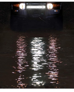 PRIKNIK 40 LED 120 Watt Auxiliary Bar Fog Light Bar Off-Roading