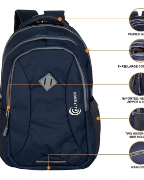 Half Moon 35 L Casual Waterproof Laptop Bag
