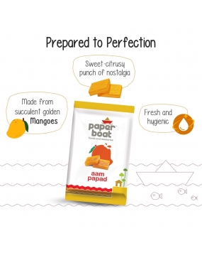 Paper Boat Aam Papad Family Pack, Fruit Bar, 
