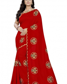 arriva fab Women's Georgette Saree