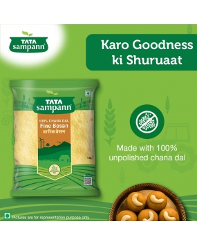 Tata Sampann 100% Chana Dal Fine Besan,