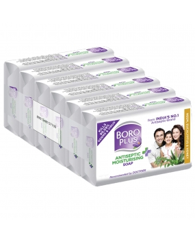 BoroPlus Moisturising Bathing Soap 125g (Pack of 6)