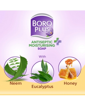 BoroPlus Moisturising Bathing Soap 125g (Pack of 6)